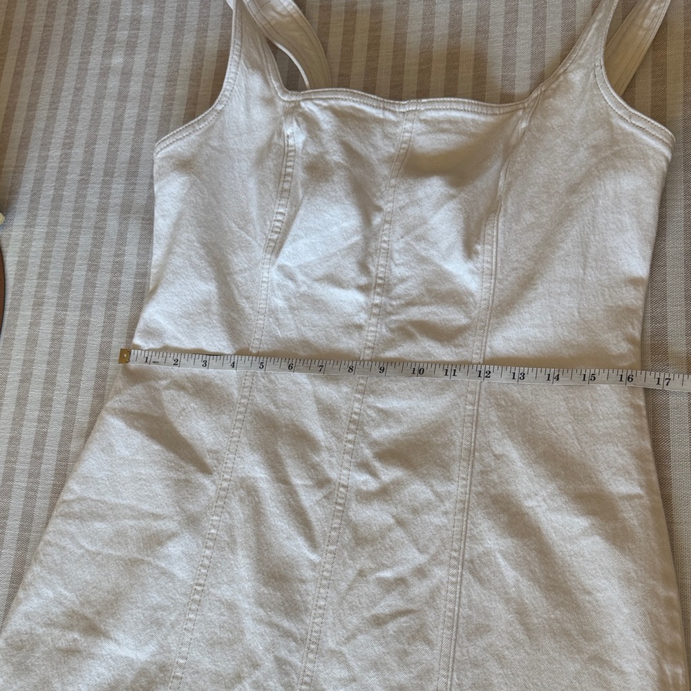 MEDIUM TALL: NWOT A&F denim Sleeveless Dress - Picture 7 of 8